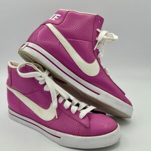 Nike Sweet Classic High Pink White Women’s 8.5 354697-512 2009 Sneakers
